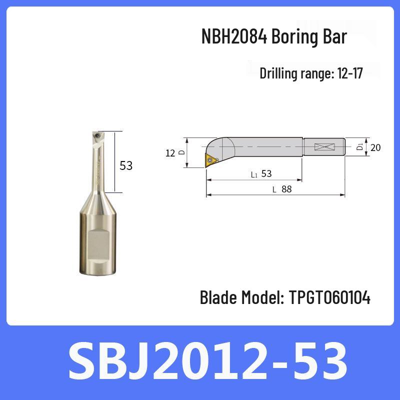 NBH2084 Fine Adjustment Boring Head Set with NBJ16 Offset and Fine Boring Bar