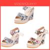 Bohemian Summer Womens Flip Flops With Flower Embellishments For Casual Beachwear