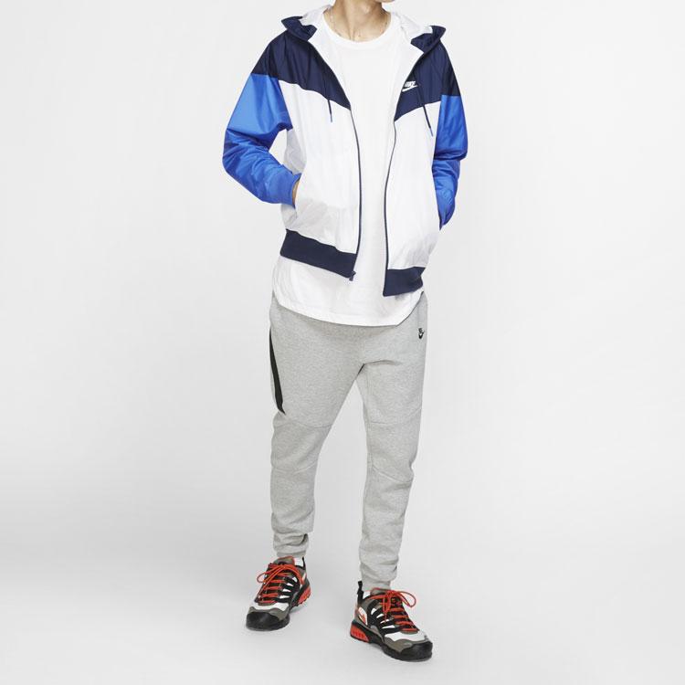 Nike Jachetă Windbreaker Colorblock cu Respirabilitate Bărbați Topuri Albastru-Ciel AR2192-122
