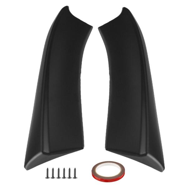 Car Rear Bumper Lip Splitters Canards Side Aprons Cover for Dodge Charger SRT RT SXT 2015- Glossy Black