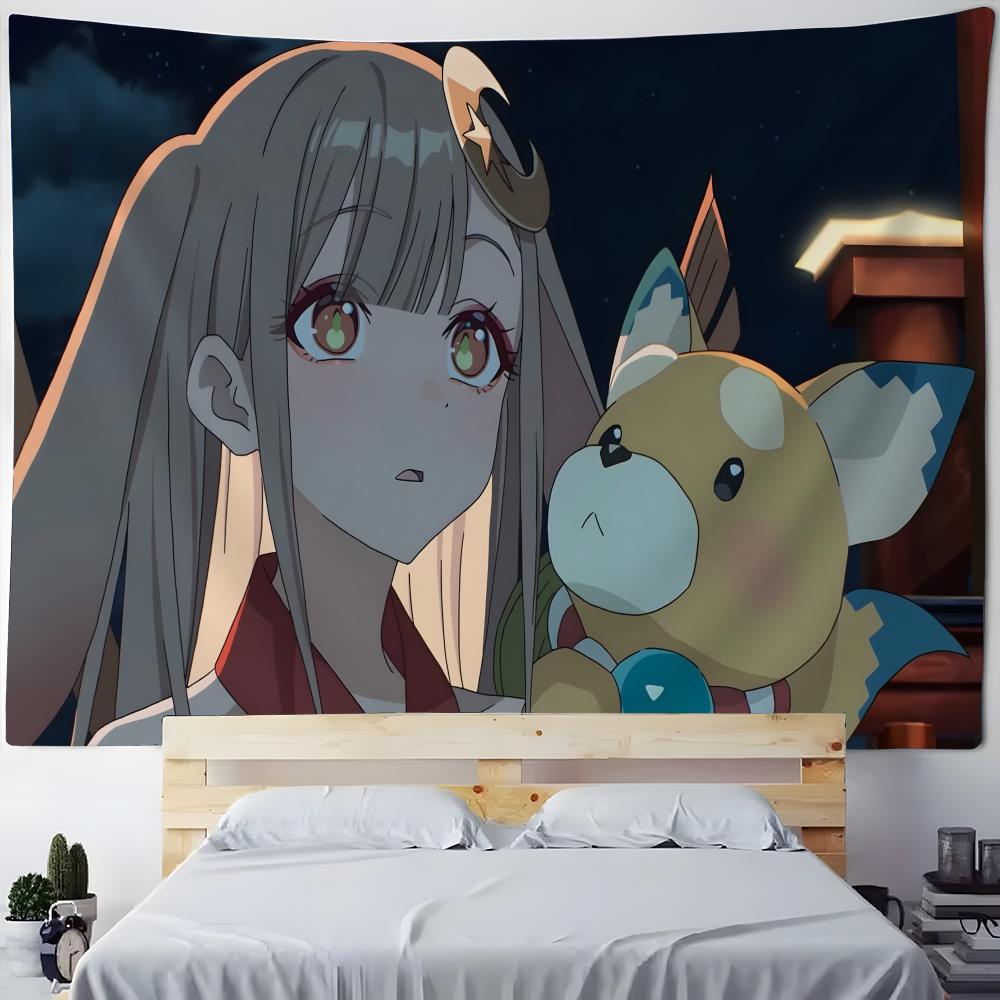 Tapestry Anime Tapestry Wall Hanging Bohemian Wall Tapestries Mandala Home Decor Accessories C-Chou Kaguya Hime!