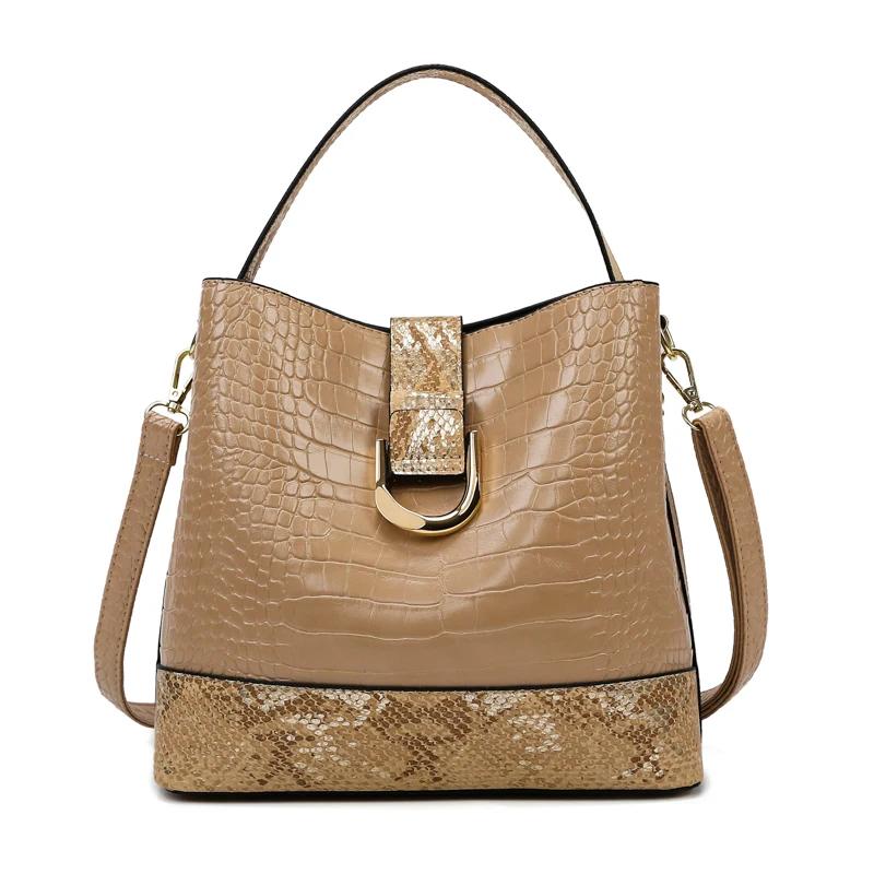 2025 New Soft Leather Bags Luxury Designer Handbags Brand High Quality Crocodile Pattern Women Crossbody Shoulder Bag Sac à main