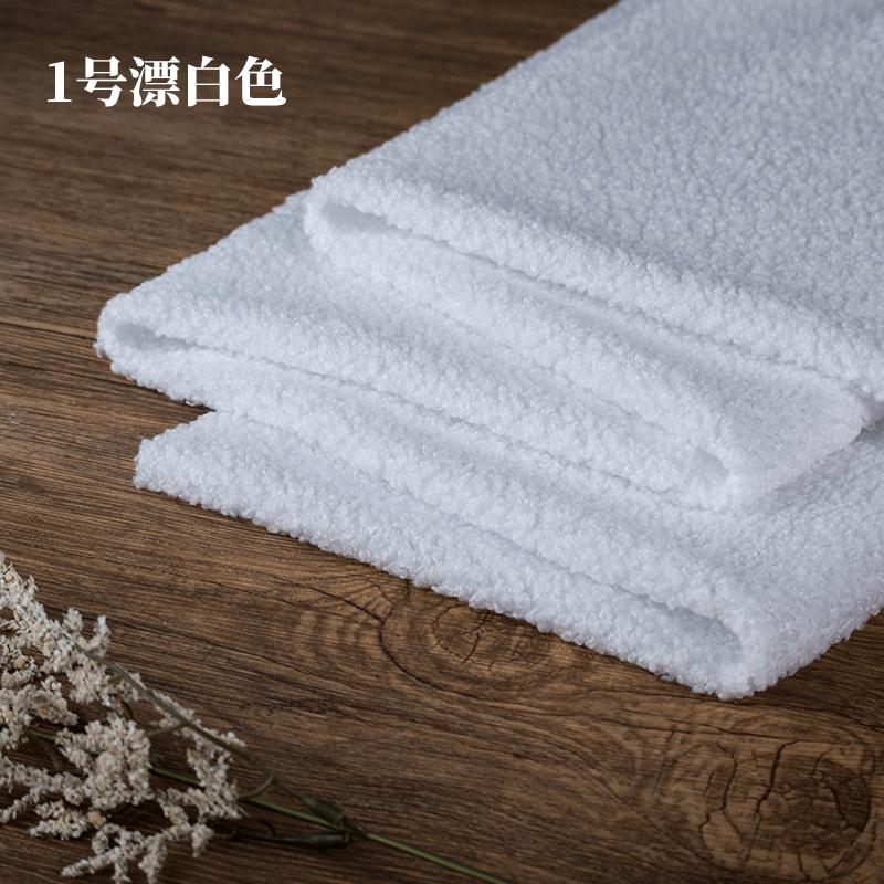 Teddy Plush Fabric Elasticity Soft By The Meter for Toys Pet Nest Cushion Handmade DIY Sewing Faux Lamb Fur Cloth Beige White