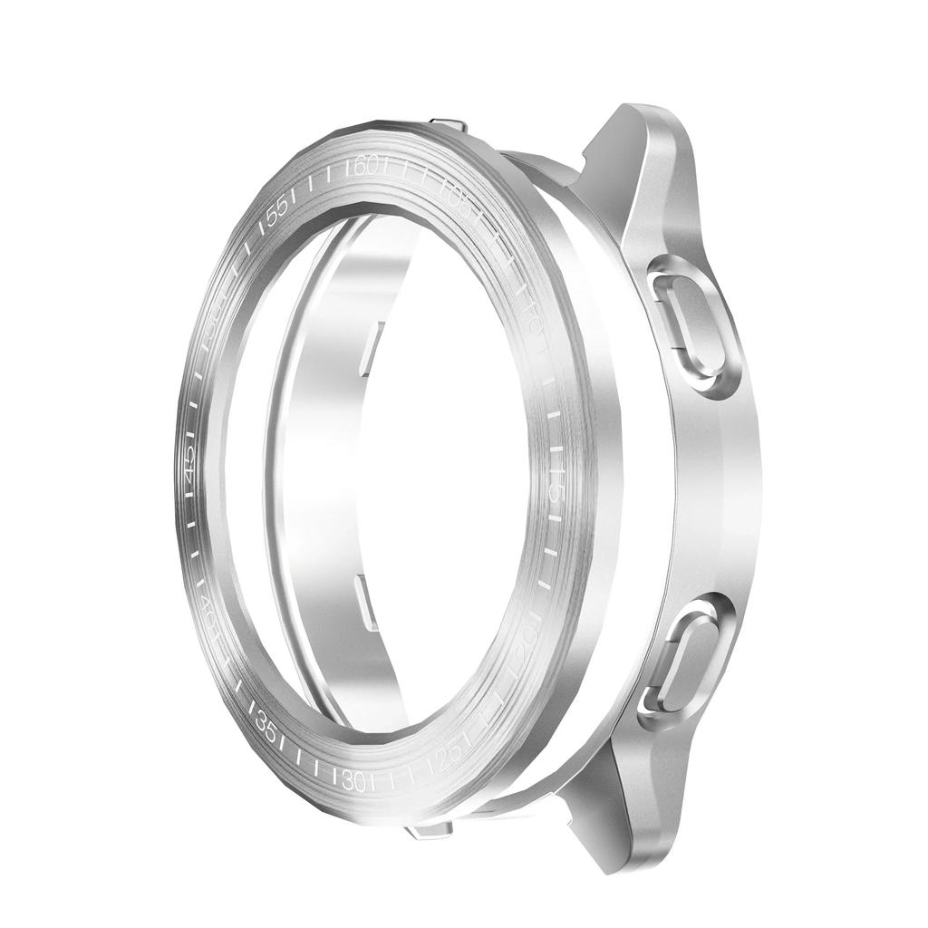 Cover for Xiaomi Mi Watch S3 Case Accessories PC Protector Shell for Mi Watch S3 Electroplated Wire Drawing Hollow Case+bezel