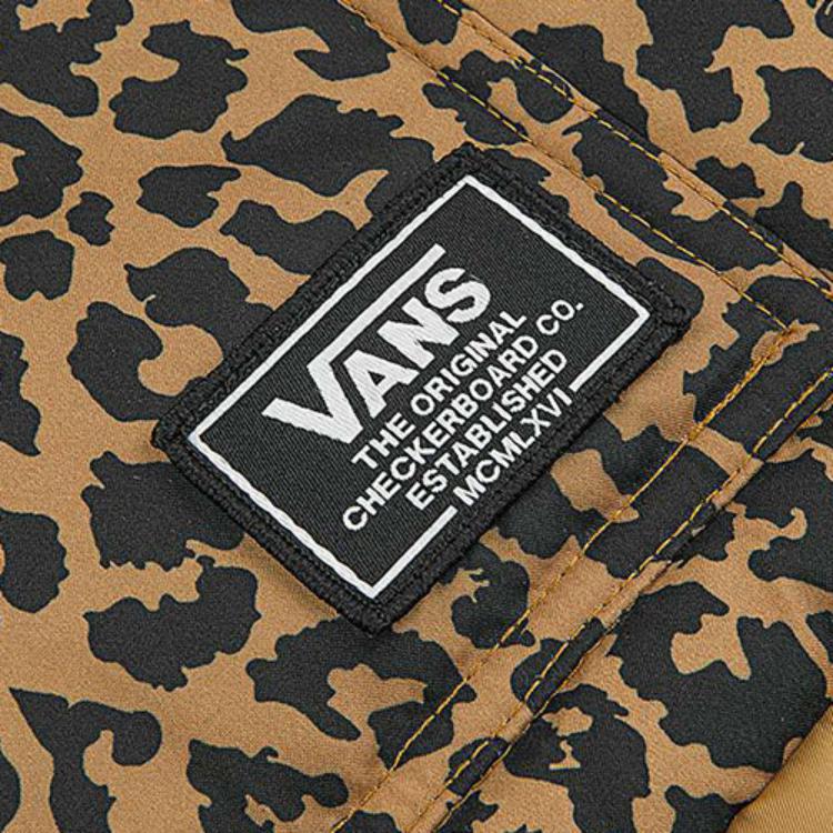 Vans Leopard Print Down Jacket Women Jackets Pumpkin VN0A5F6NGWT