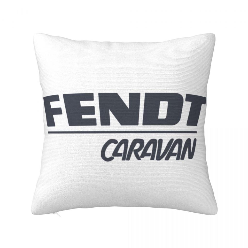 Fendt Wohnwagen Quadratischer Kissenbezug Kissenhülle Polyester Kissen Reißverschluss Dekorative Komfort-Zierkissen für Zuhause Sofa