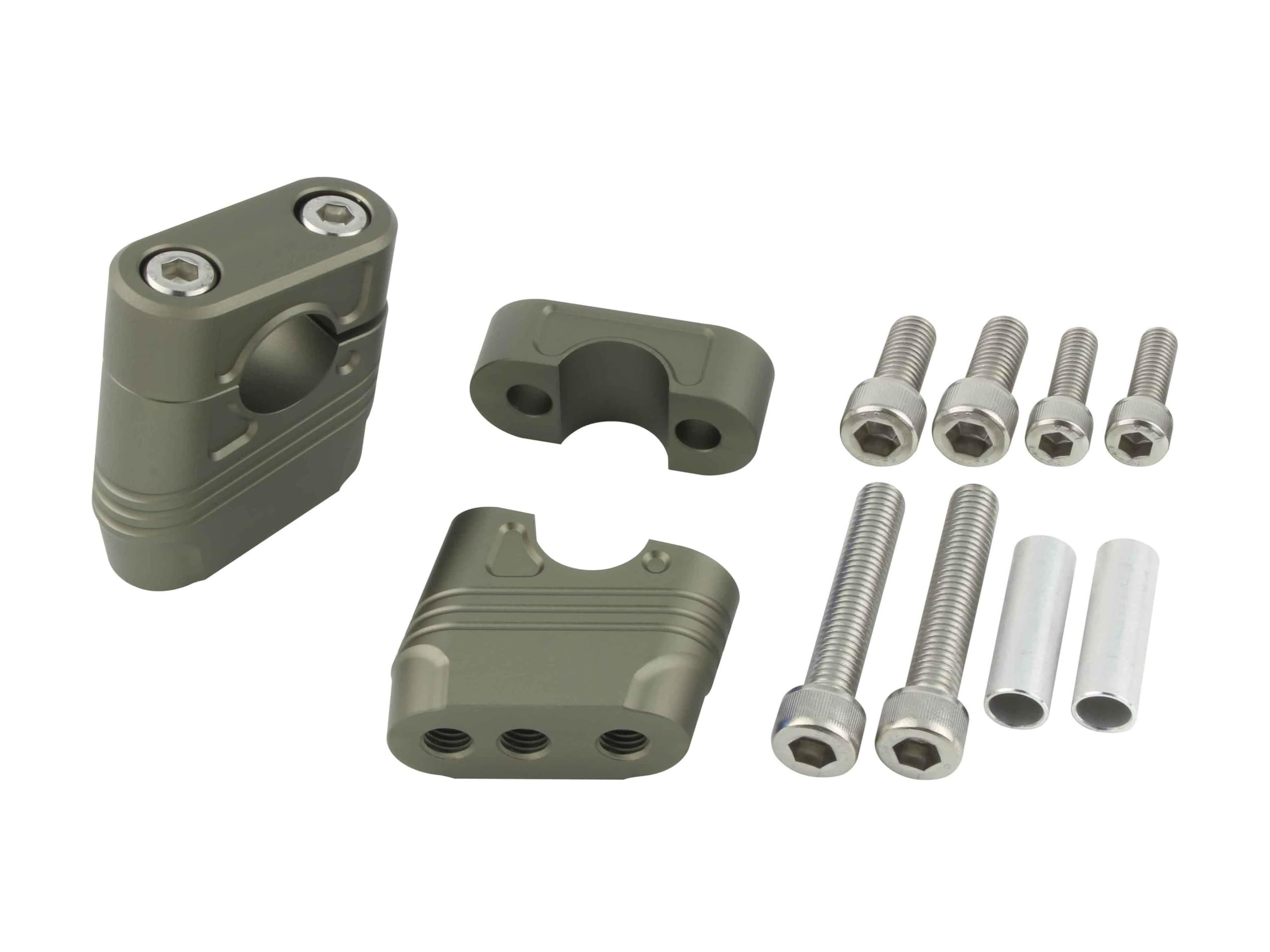 POSH FAITH Motorcycle Accessories Muscle Position Bracket for ZRX1200DAEG CB1300SF XJR1300 Matte Titanium (-2016) 070052-21