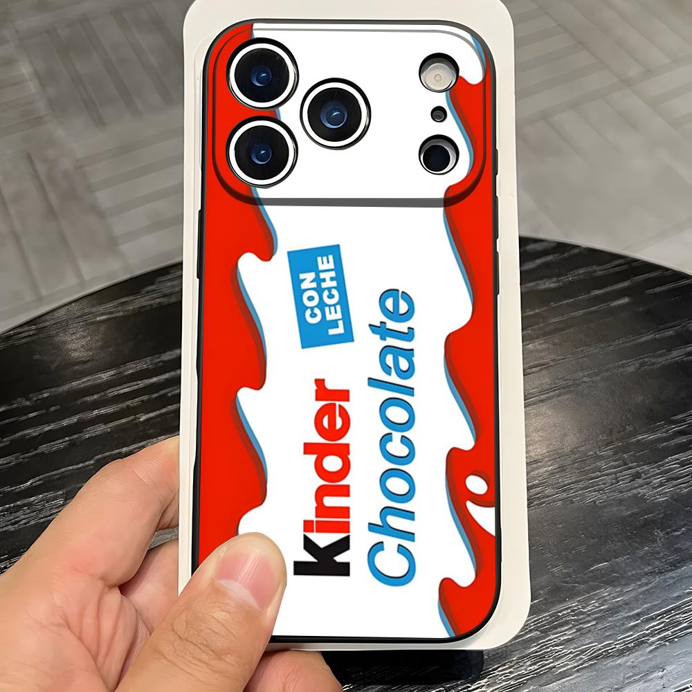 Trolly Egg K-KINDER JOY Surprise Phone Case For IPhone 17 Pro Max 16 15 14 Pro Max 13 11 X Xs Xr 8 7Plus Silicone Cover
