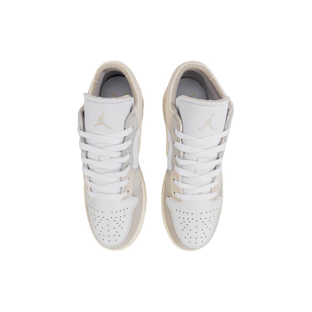 Air Jordan 1 Low SE Craft GS Ters Yüz - Tech Grey Çocuk Sneaker'ları Açık-Ağaç-Kahverengisi Beyaz Yelken FB9139-002