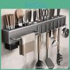 Wallmounted Multifunctional Kitchen Rack Thickened Knife Chopstick Vegetable Knife Holder Punchfree Storage