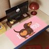 Alfombrilla de Ratón Perro Salchicha Lindo Dibujos Animados Ratón Antideslizante Goma Gamer Equilibrio Alfombrilla para Ordenador Decoracion Deskmat Portátil Oficina Grande