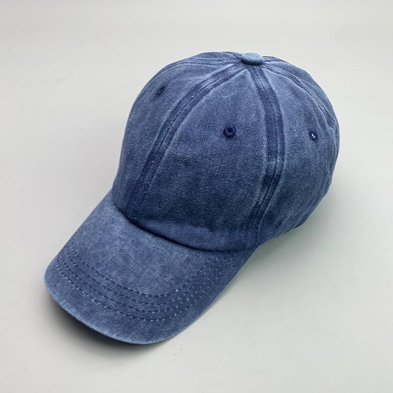 Classic Solid Color Fashionable Men'S And Women'S Baseball Caps Cotton Versatile Simple Sports Comfortable Breathable Sun Caps