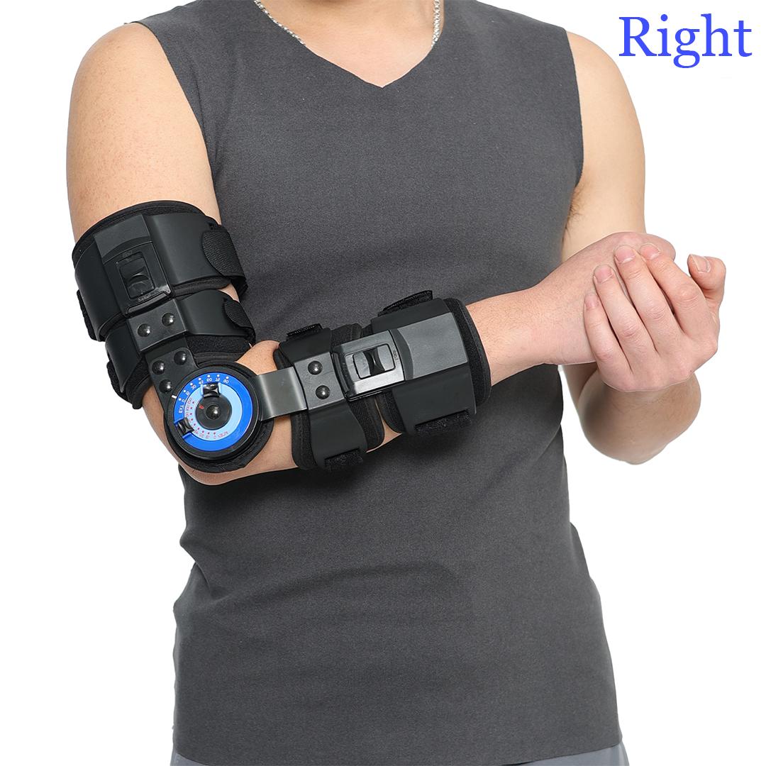 

Регулируемый шарнирный ортез на локоть с ограничением объема движений (ROM) - Послеоперационный стабилизирующий бандаж для поддержки восстановления руки после травмы после операции