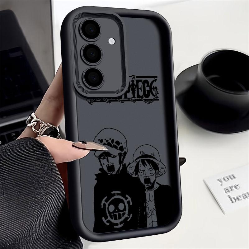 

Zoro Luffy Law Comics Phone Case For Samsung S26 S25 S24 S23 S21 S20 Ultra For Galaxy S25 S24 FE S26 Plus Funda Silicone Cover Galaxy S20