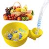 Portable Fruit Wash Bowl Vegetable Washer Fruit and Vegetable Washing Basket Fruit Drainer Basket for Home Kitchen Tools