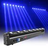 8X12W LED Beam Moving Head Light Bar By DMX Control Infinite Rotating RGBW 4IN1 LED Effect for DJ Disco Party Stage
