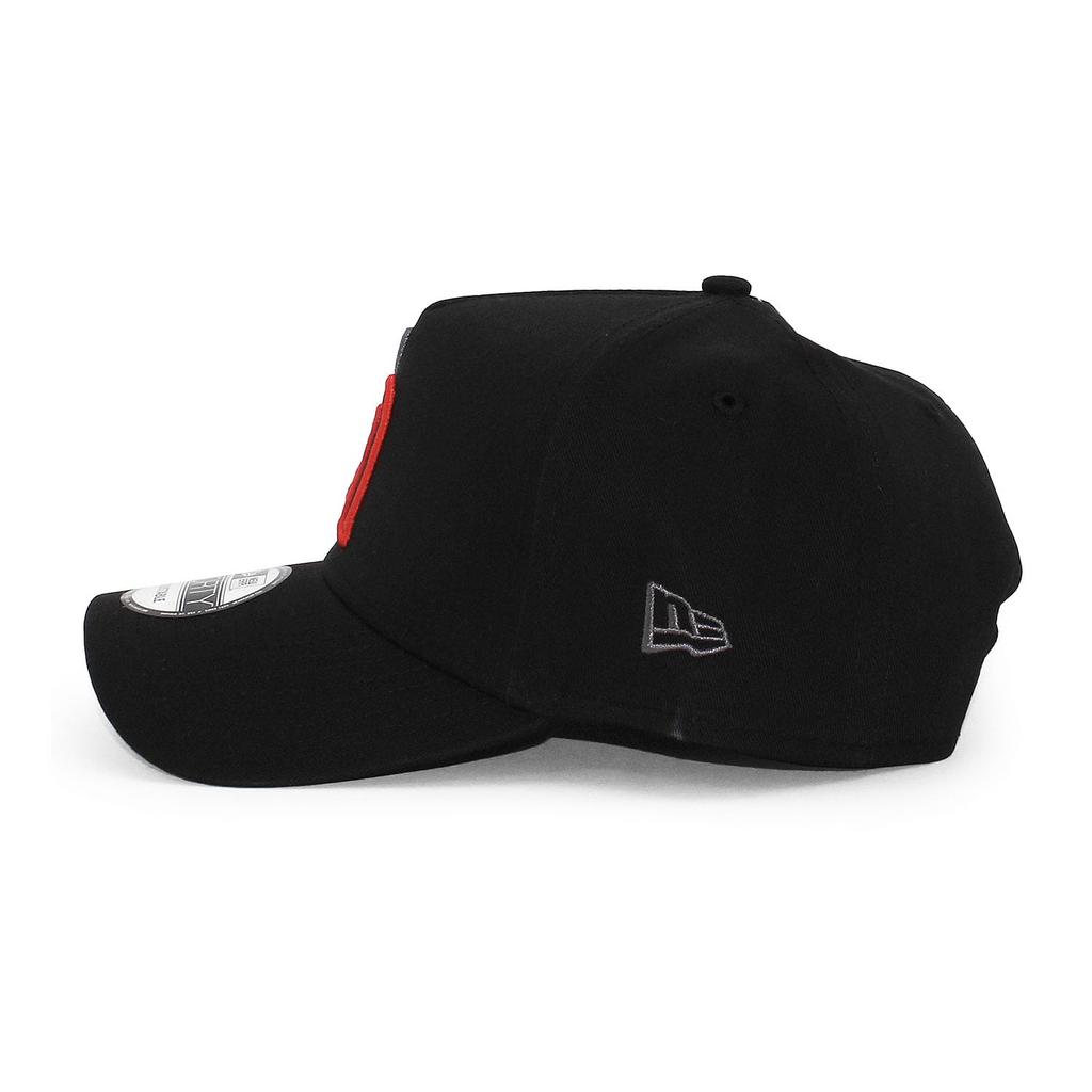 [New Era] Cap 9FORTY Snapback California Angels MLB TONAL POP A-FRAME SNAPBACK CAP CALIFORNIA ANGELS Hat 940 AF A-Frame Black [Used]