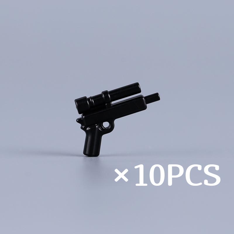 WW II Army Figures Accessory Parts Brick Playset WW2 Soldiers Army Warrior SWAT Police SWAT Machine Gun Scale Ratio Model Block Bricks Toys Playsetss