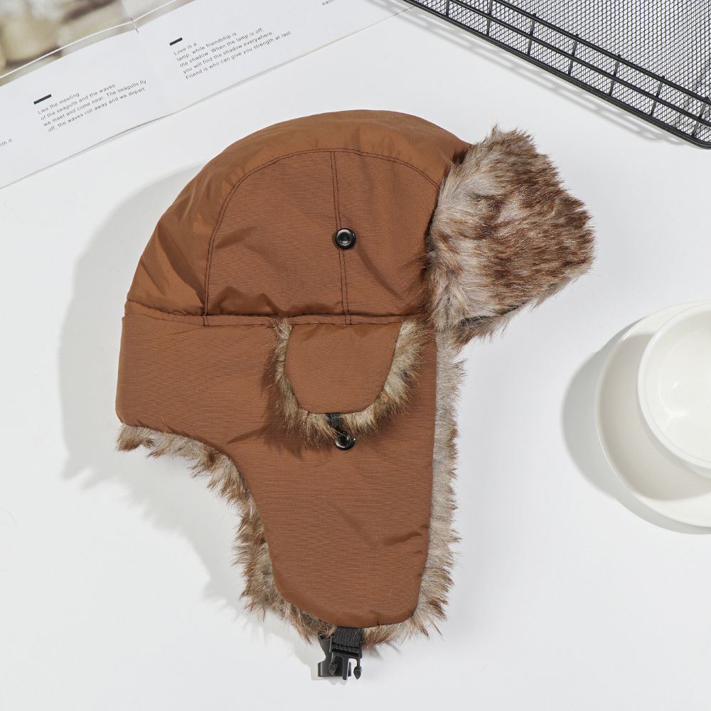 Outdoors Earflap Trapper Winter Cap Ski Hat Russian Ushanka Winter Hats