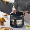 6L Large Capacity Multi-function Visible Window Air Fryer Kitchen Cooking Appliance LED Digital Touch Screen Electric Fryer