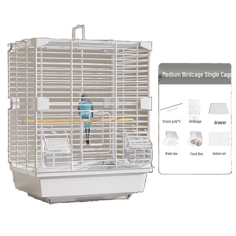 Luxury Birdcage with Breeding Box for Parrots and Budgies - Large Aviary for Cockatiels, Mynas, and More