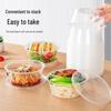 temeiju Runde Einweg-Lebensmittelbehälter