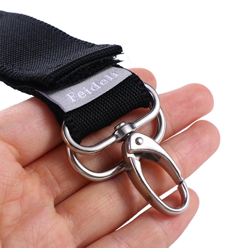 Nylon Hanger Straps Metal Stroller Accessories Pushchair Clip Diaper Bag Hanger Stroller Hook