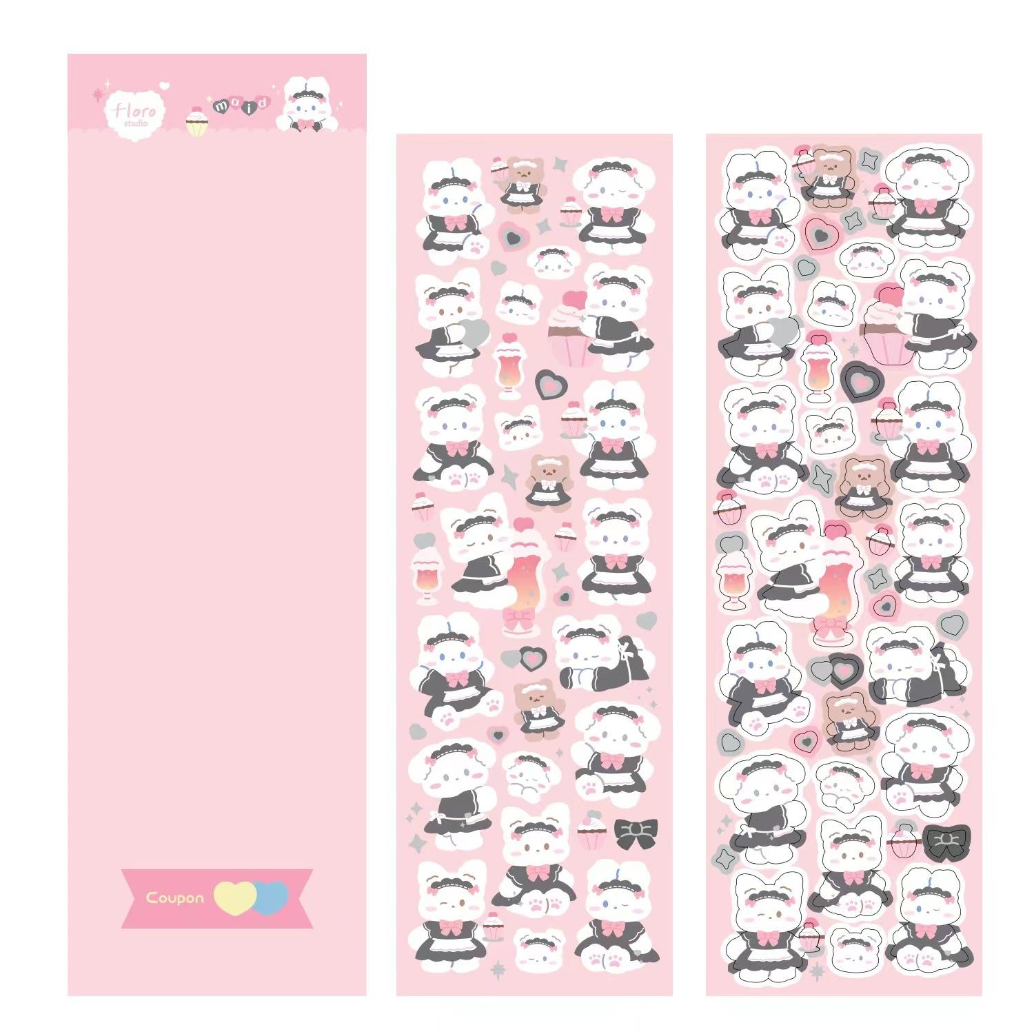 Милая мультяшная наклейка с кроликом DIY Декоративная наклейка на руку Guka Hot Silver — фото 7