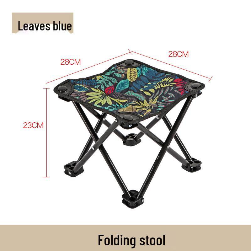 Portable Folding Camping Stool - Outdoor, BBQ, Fishing Chair