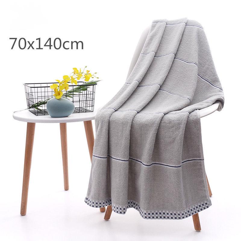 140 x 70 cm Badetuch aus reiner Baumwolle für Erwachsene, wasserabsorbierend, Herren- und Damenhaushalt, High-End-Verdickung, großes, fusselfreies Handtuch, Badetuch