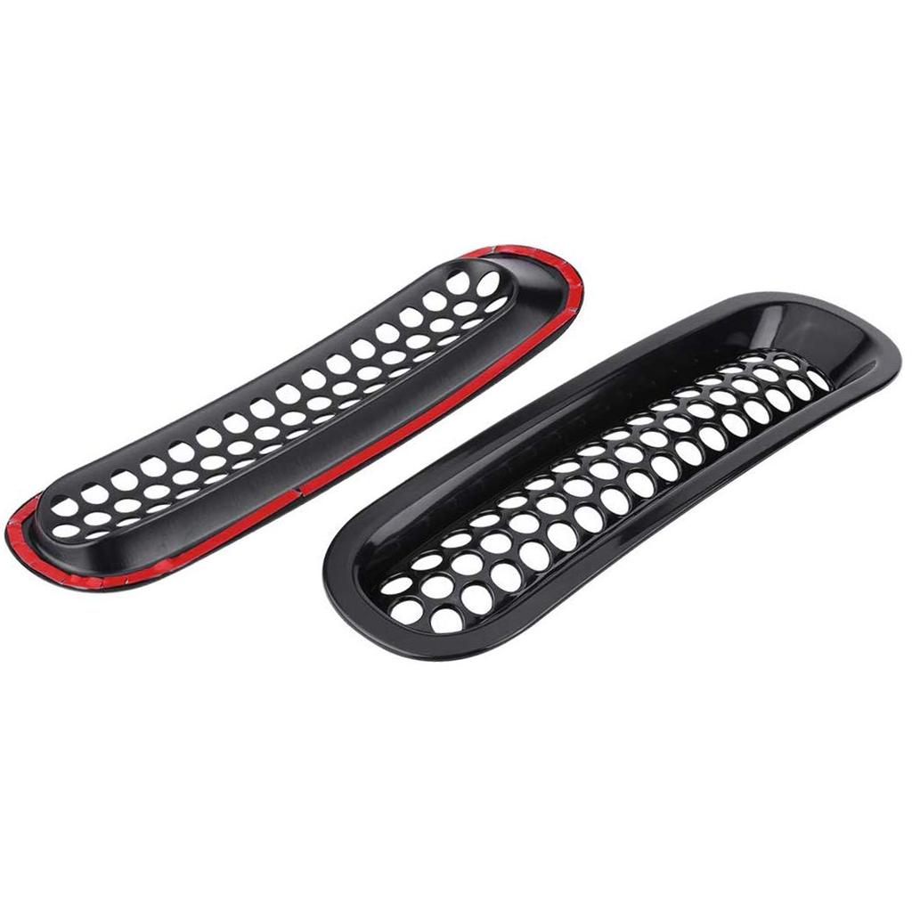 ABS Front Grill Mesh Insert Racing Grille Cover Guard Sticker Kit for Jeep Wrangler JK 2007-2017 7pcs/set