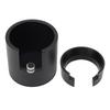 Coffee Portafilter Holder with Dosing Funnel 58mm Aluminum Alloy Round Coffee Machine Portafilter Tamping Stand for Home Bar