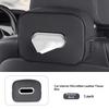 Car Tissue Box Universal Car Seat Back Hanging Tissue Holder Auto Sun Visor Armrest Storage Paper Towel Bag Interior Accessorie