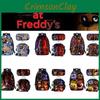 Stylish Five Nights At Freddy's Backpack Trio Includes Backpack Lunch Bag And Pencil Case Unisex Design