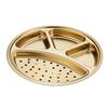 ZISIZ Stainless Steel Divided BBQ Plate