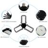 1pc Powerful Garage Led Lamp Workshop Warehouse Ceiling Work Lights Folding 2000 Lumen 45W Light for Garage Industrial Lighting