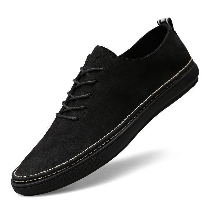 

Модная мужская обувь из натуральной кожи Дизайнерский тренд Высокое качество Стиль Бизнес и офис Мода Вечеринка Роскошная обувь для взрослых -46 46 чёрный