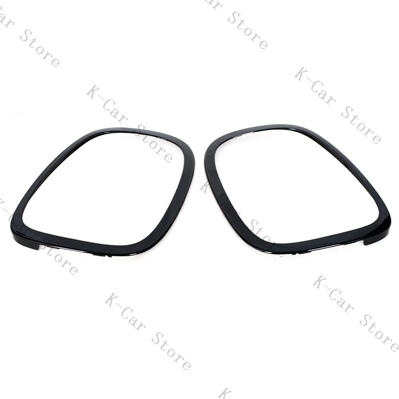 4pcs Front/Rear Lamp Frame Headlight Cover Trim Ring For MINI COOPER F55 F56 F57 2014-2025 Car Accessories 51137300631