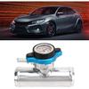 in Line Radiator Hose Filler Neck , Radiator Coolant Filler, Radiator with T Branch Water Pipe Kit, 38mm 1‑1/2in OD with Temp Display T6061