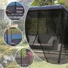 Breathable Patio Swing Mosquito Net Zipper Mosquito Barrier Cover Durable Swing Chair Cover