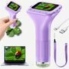 ABBY-Digital Microscope Microscope For Kids 2-Inch IPS Screen 2MP Optical Lens With Camera And Video Function For Christmas B