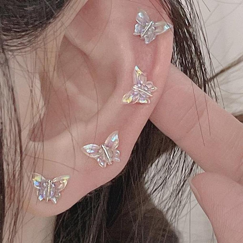 

Магнітні сережки-імітація пірсингу, браслет Youngrong Метелик white