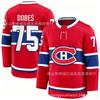 Embroidered Ice Hockey Jersey Men Team Sports Cotton Blend All S-XXXL