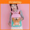Stylish And Fun Large Capacity Cute Bear Backpack For Kids Lightweight Canvas Material