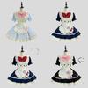 Girl Cosplay Lolita Dress With Polyester Fabric For Halloween Costume And Anime Role Play
