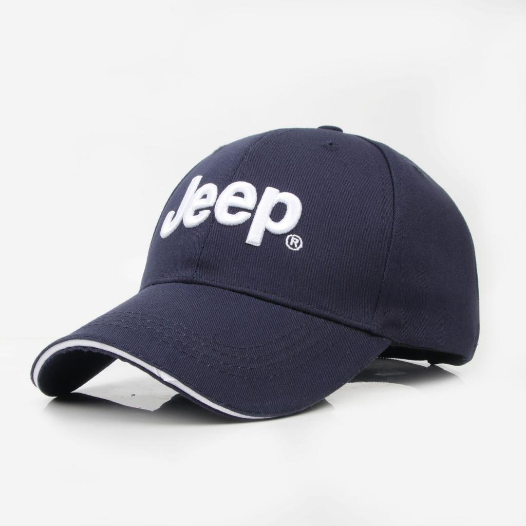 High-Grade Car Logo Cotton Adjustable Baseball Hat Outdoor For Jeep Renegade Wrangler JL Gladiator Grand Compass Car Accessories AMV1