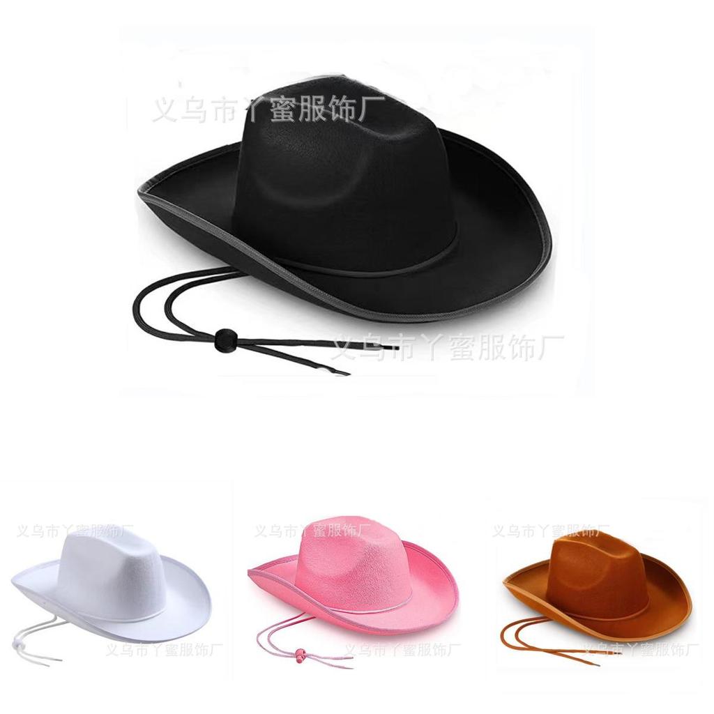 Fabric Cowboy Hat With Handmade Design For Party Decorations And Gifts