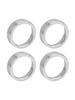Silver Alloy Air Conditioning & Audio Knobs For VOLVO XC60 S60 S80 V40