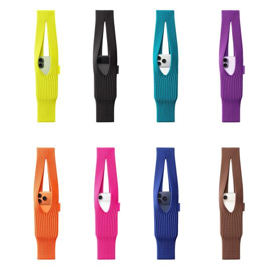 Gestrickte Handyhülle Dehnbare Handytasche Universelle Handyhülle Umhängetasche für Männer Frauen