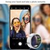 Unisex Waterproof Smart Fitness Ring: Heart Rate & Blood Oxygen Tracker, Multi-Mode Sport Accessory